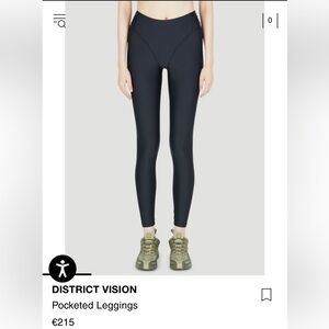 District  Vision Tara Long Tights Black Leggings